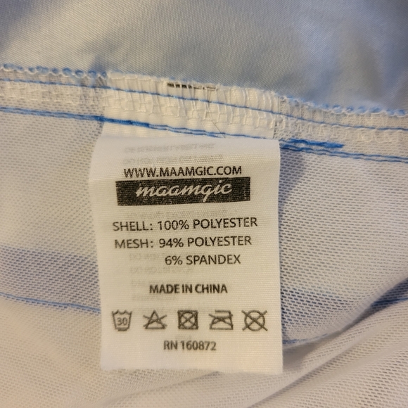 Maamgic Stylish Blue and Pink Men's Swim Trunks. Size XL - Picture 5 of 5